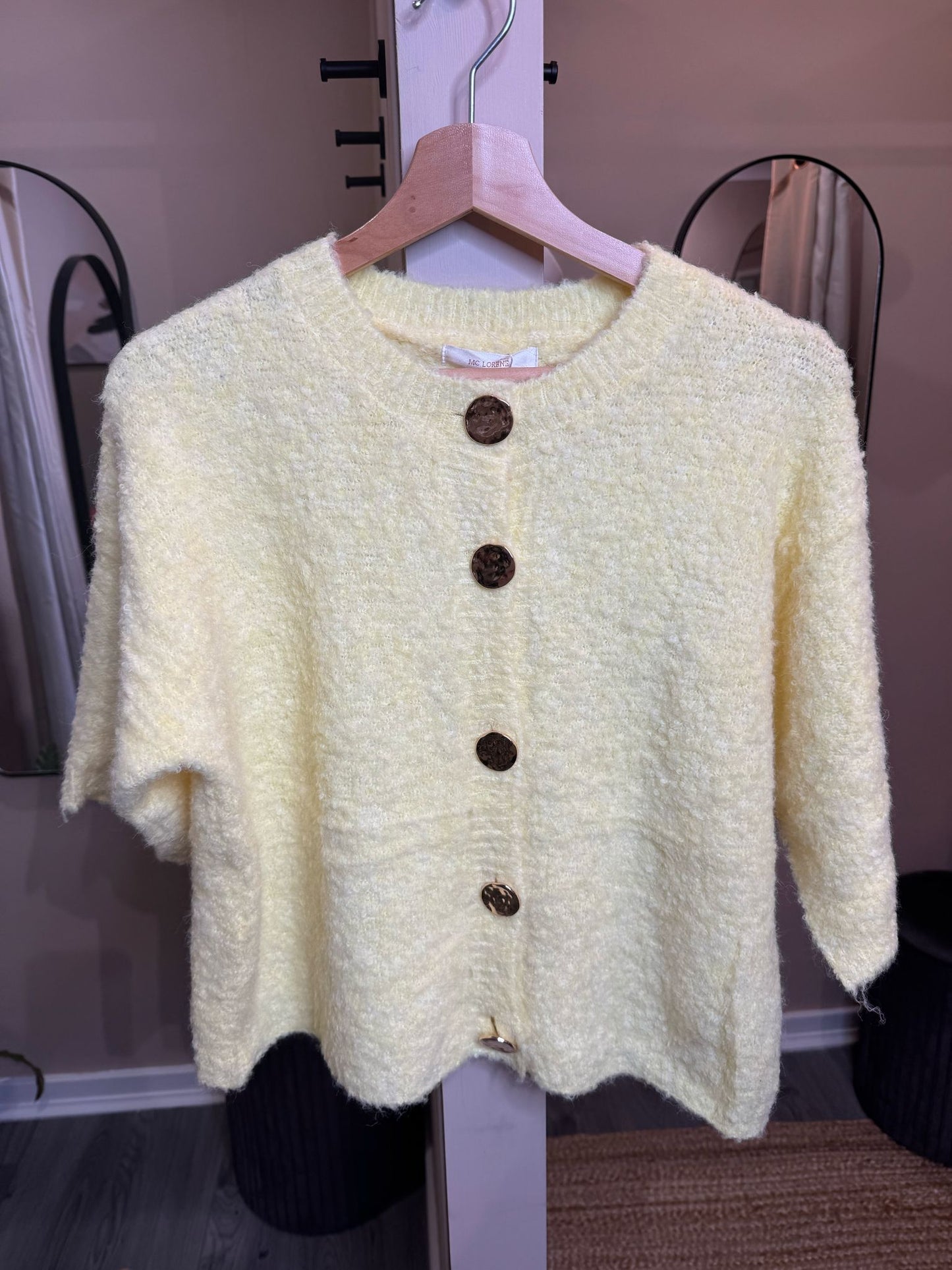 Jae gold button cardigan