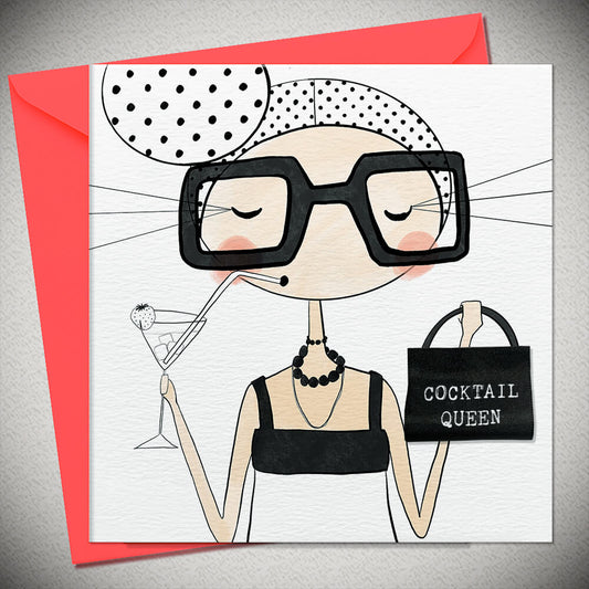 COCKTAIL QUEEN – with woven label