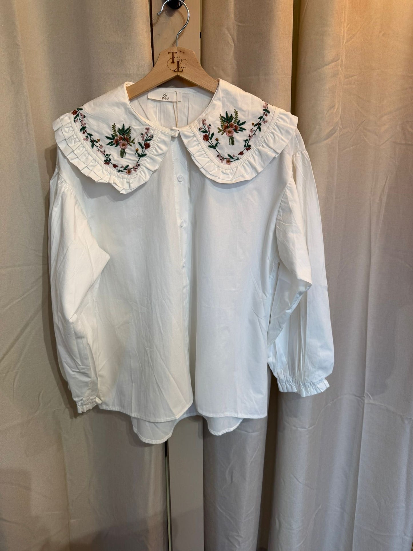 Elise Floral Collared Blouse